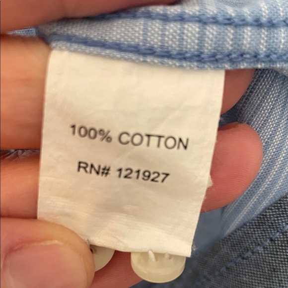 johnnie-O Hangin’ Out Blue Gradient Mens L Button-Down Shirt Coastal Beach Vibes - Picture 3 of 9